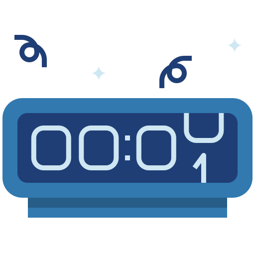 Countdown Generic Blue icon