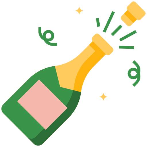 champagne Generic Flat icoon