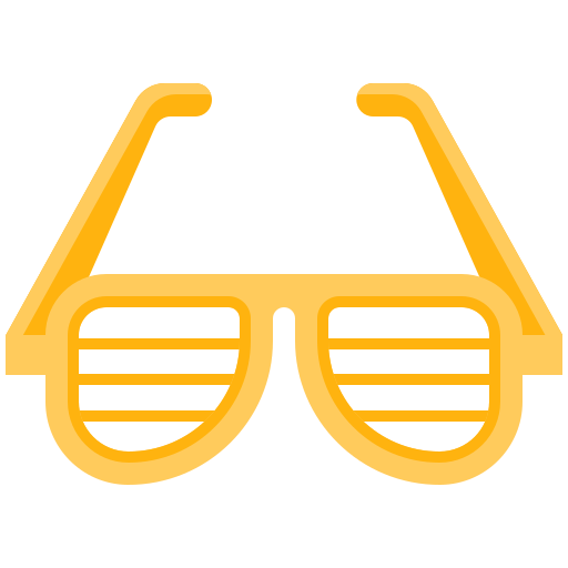 okulary na imprezę Generic Flat ikona