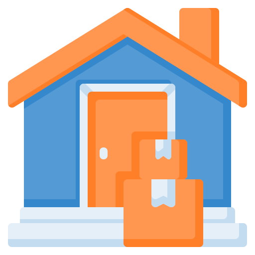 Home delivery Generic Flat icon