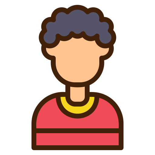 afro Generic Outline Color icono