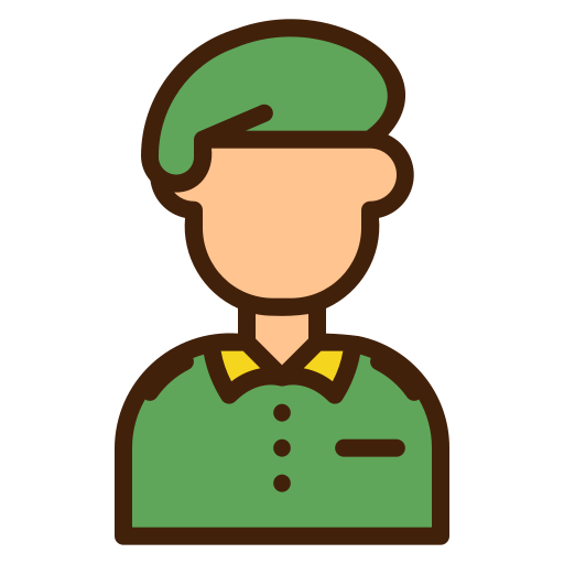 commandant Generic Outline Color icoon