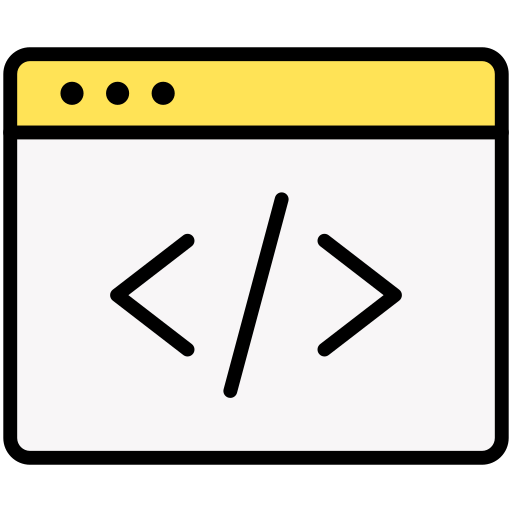 code Generic Outline Color icon