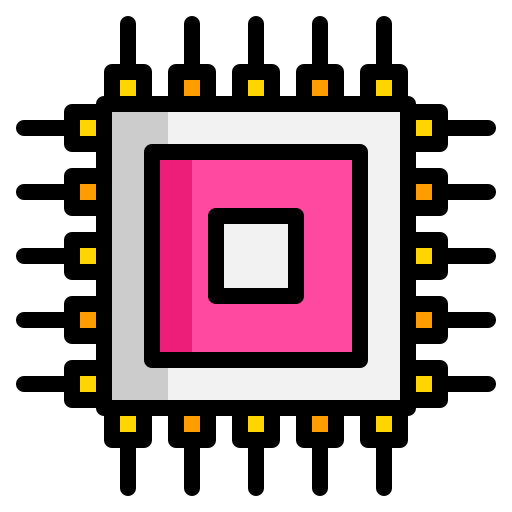 prozessor Generic Outline Color icon