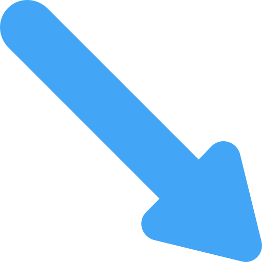 右下矢印 Generic Flat icon