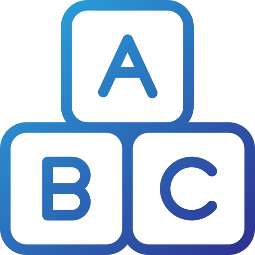 alfabeto Generic Gradient icona