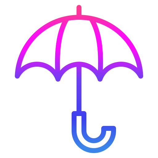 guarda-chuva Generic Gradient Ícone