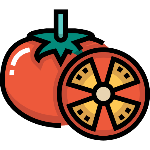 Tomatoes Detailed Straight Lineal color icon