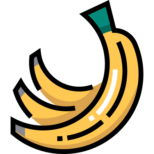 bananen Detailed Straight Lineal color icon