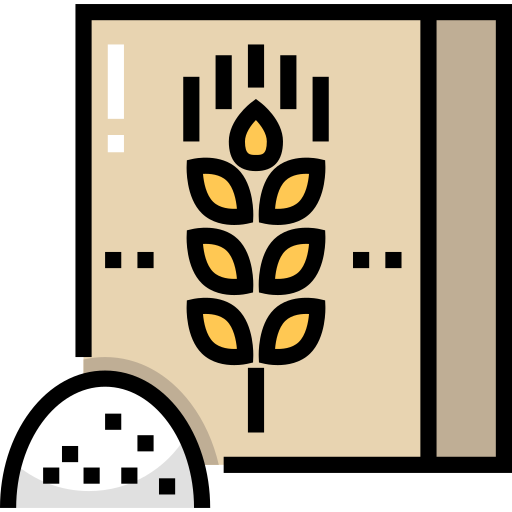 mąka pszenna Detailed Straight Lineal color ikona