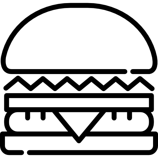 hamburguesa Special Lineal icono