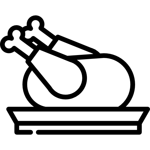 Roast chicken Special Lineal icon