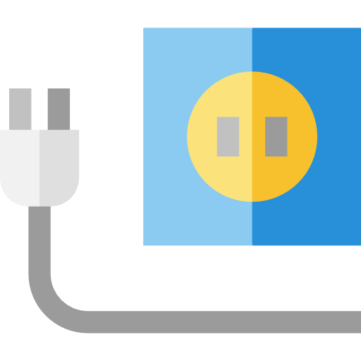 eléctrico Basic Straight Flat icono