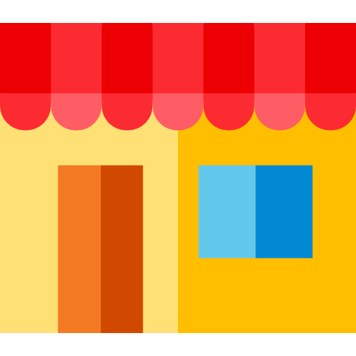 Интернет-магазин Basic Straight Flat иконка