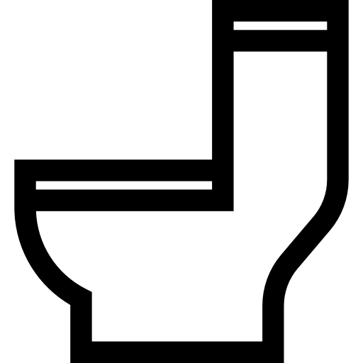baño Basic Straight Lineal icono