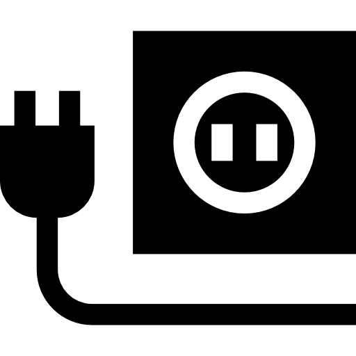 eléctrico Basic Straight Filled icono