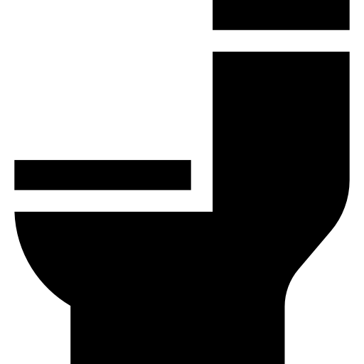 baño Basic Straight Filled icono
