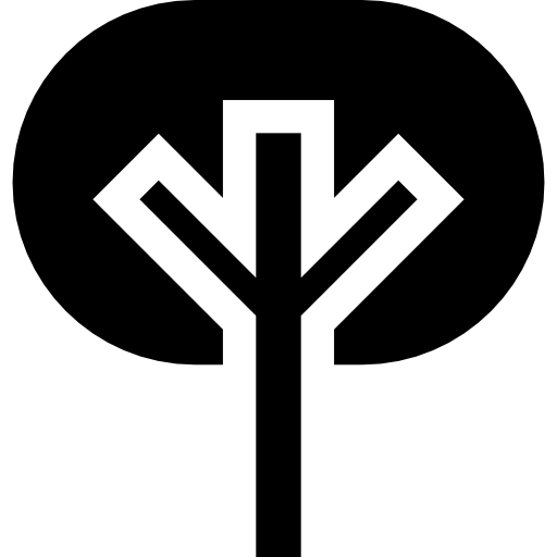 alberi Basic Straight Filled icona