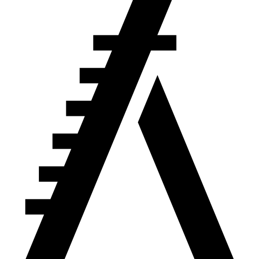 scale Basic Straight Filled icona