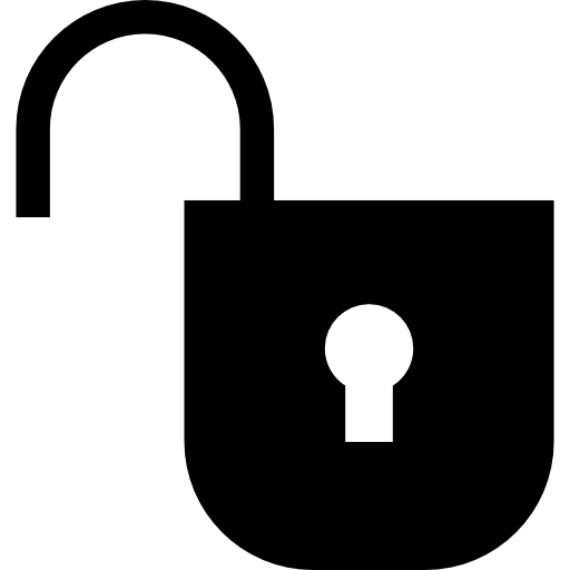 sicherheitssystem Basic Straight Filled icon