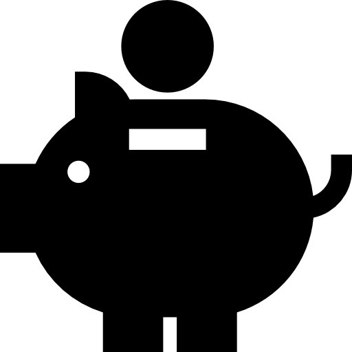 Savings Basic Straight Filled icon