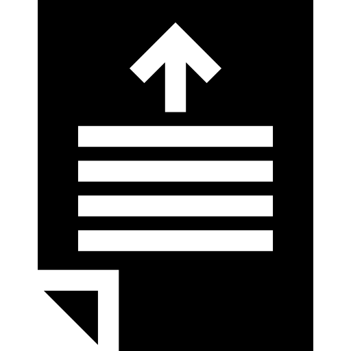 텍스트 파일 Basic Straight Filled icon