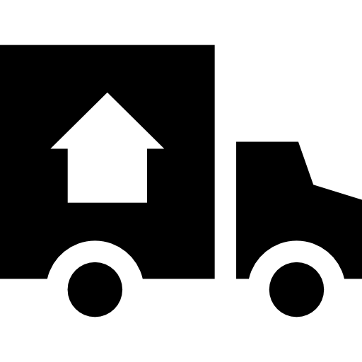 camion Basic Straight Filled icona