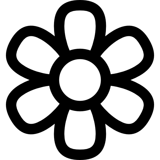 Цветок Basic Rounded Lineal иконка