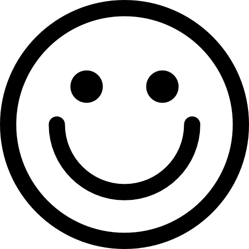 Счастливый Basic Rounded Lineal иконка