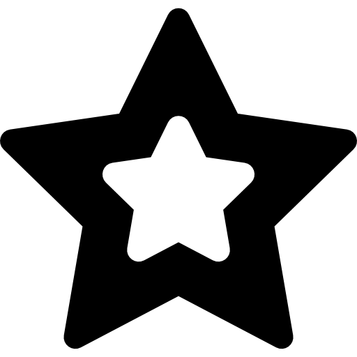 estrella Basic Rounded Filled icono