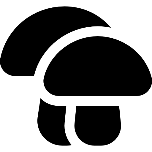 Mushroom Basic Rounded Filled icon