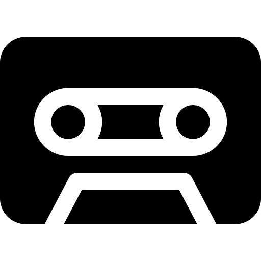 カセット Basic Rounded Filled icon