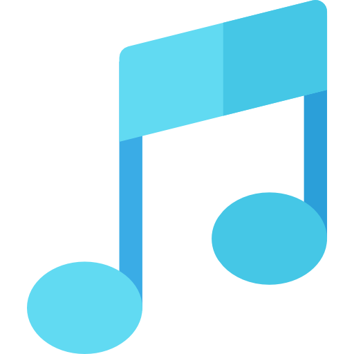 Musical note Basic Rounded Flat icon