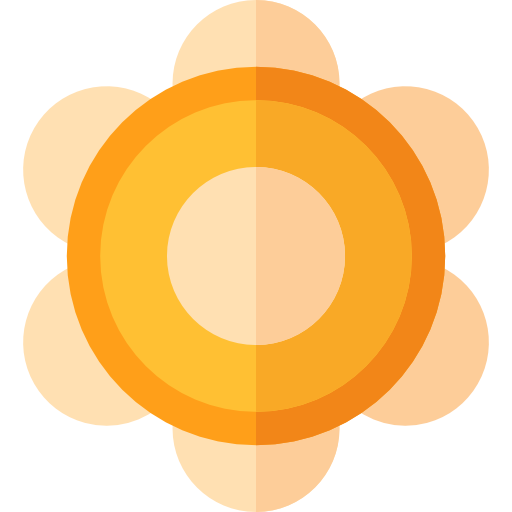 Flower Basic Rounded Flat icon