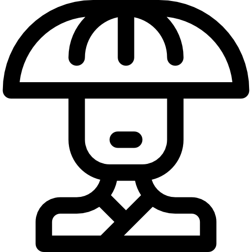 kapelusz Basic Rounded Lineal ikona