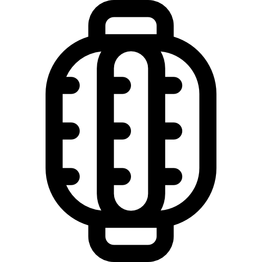 latarnia papierowa Basic Rounded Lineal ikona