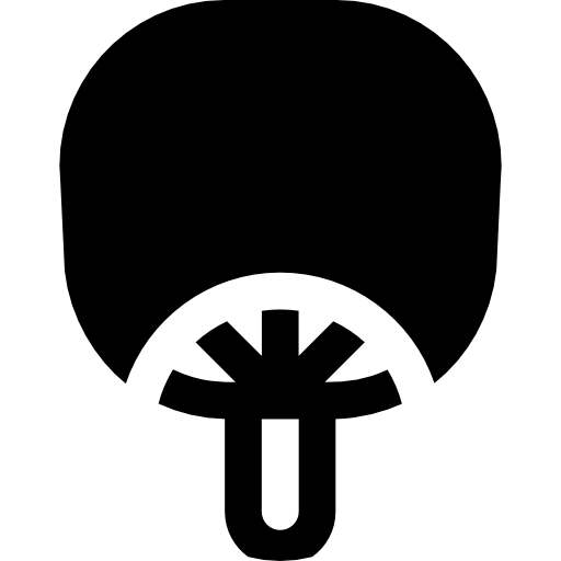 uchiwa Basic Rounded Filled icono