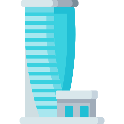 Cayan tower Special Flat icon