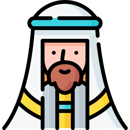 Arab man Special Lineal color icon