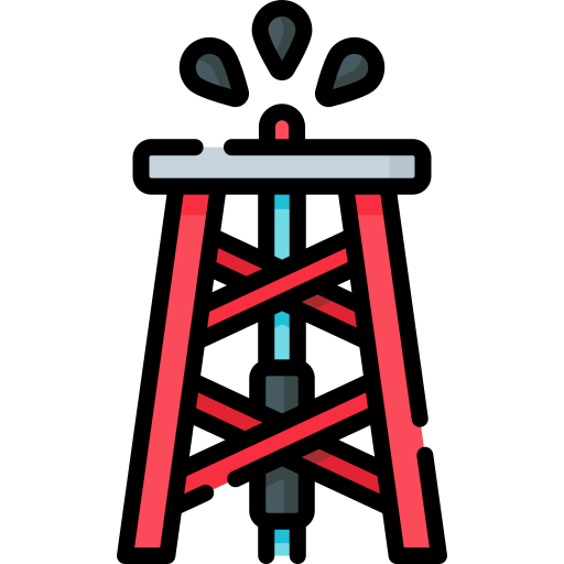 Oil pump Special Lineal color icon