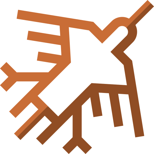 linee di nazca Basic Straight Flat icona