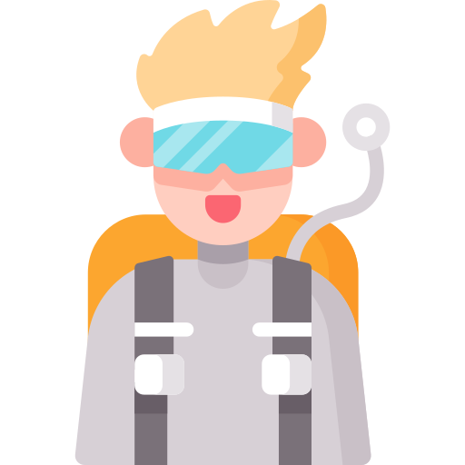 Skydiver Special Flat icon