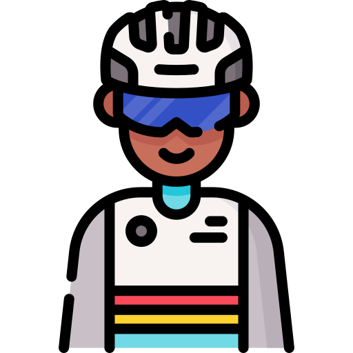 Велосипедист Special Lineal color иконка