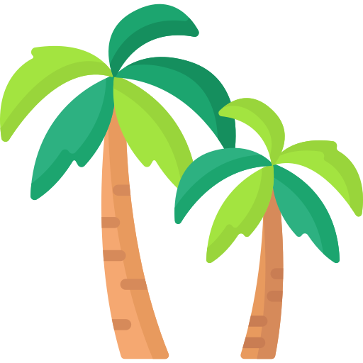 Palm tree Special Flat icon