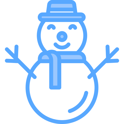 Snowman Generic Blue icon