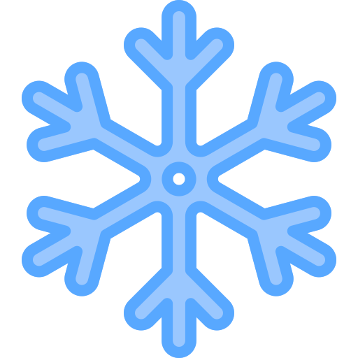 sneeuwvlok Generic Blue icoon
