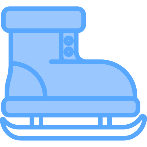 schaatsen Generic Blue icoon