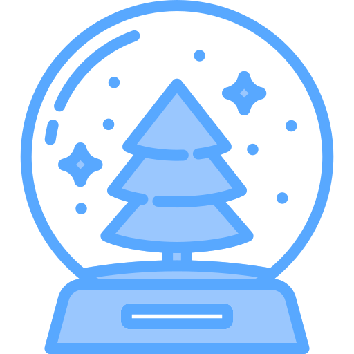 Снежный шар Generic Blue иконка