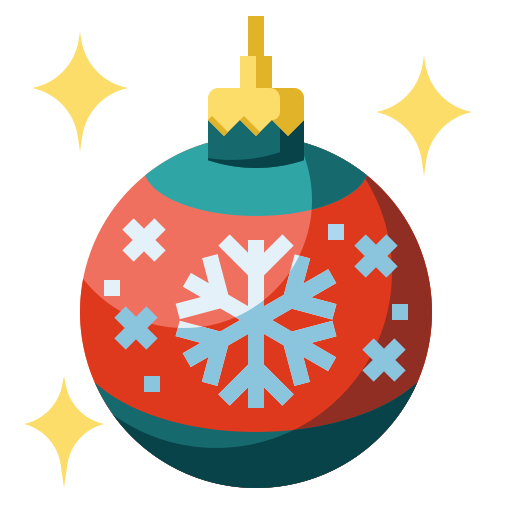 クリスマスボール PongsakornRed Flat icon