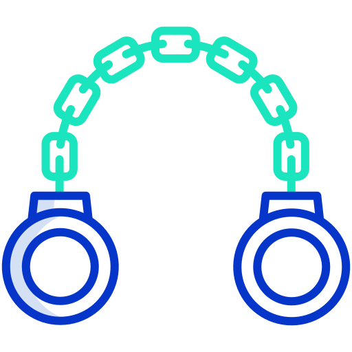 Handcuffs Icongeek26 Outline Colour icon